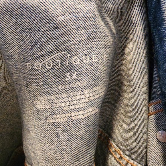 Distressed Jean Jacket - Picture 6 of 6